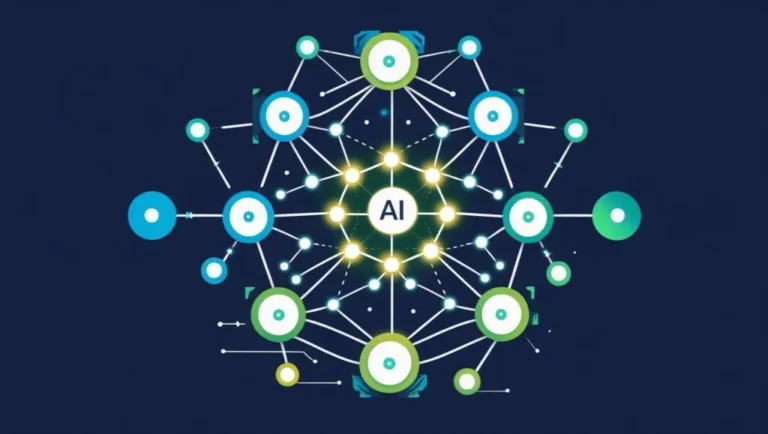 Abstract AI diagram