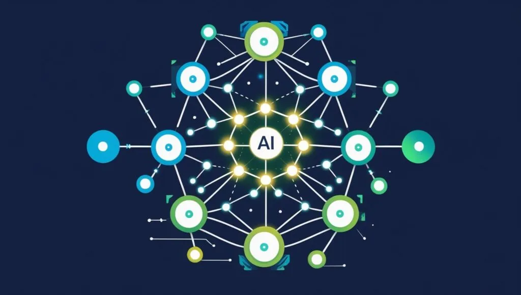 Abstract AI diagram